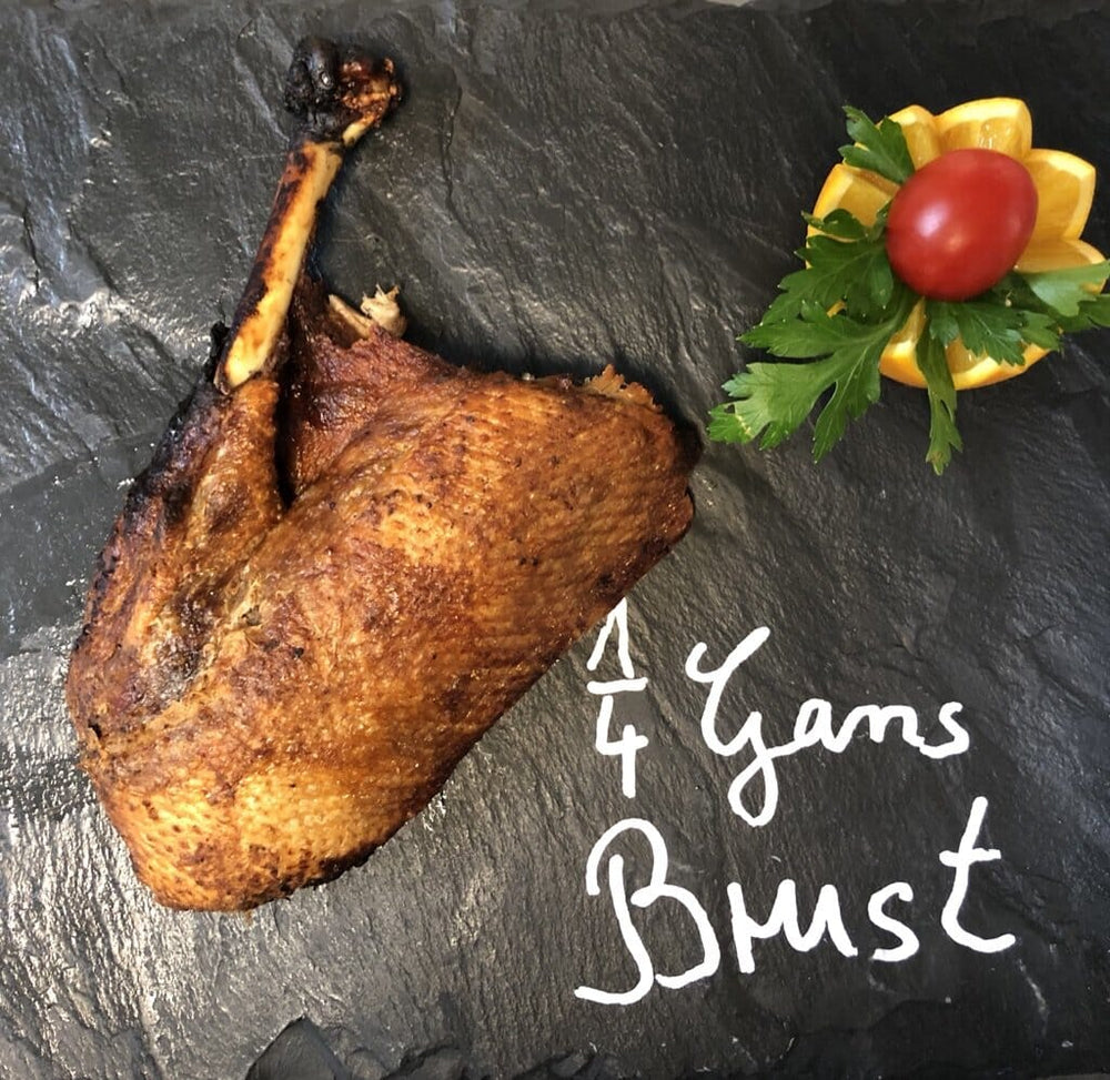 Brust 1/4 Gans, ca. 850g, Gänsebrust to Go